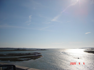 Jetski in the sunlight.