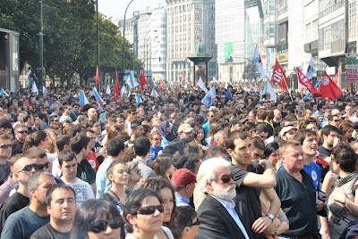 Manifestación na Coruña