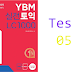 Listening YBM Practice TOEIC LC 1000 - Test 05