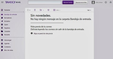 Bandeja de entrada de Yahoo