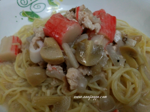 Resepi Spaghetti Carbonara Mudah