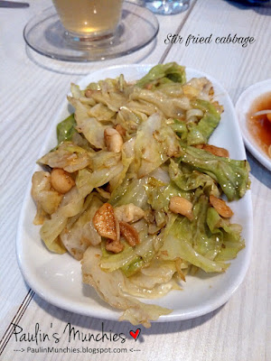 Paulin's Muchies - Bangkok: Hung Sen at Central World Plaza - Stir fried cabbage