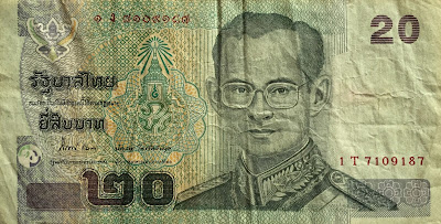 20 Baht Thailand Banknotes. Series 15