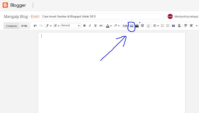 Cara Insert Gambar di Blogspot Untuk SEO