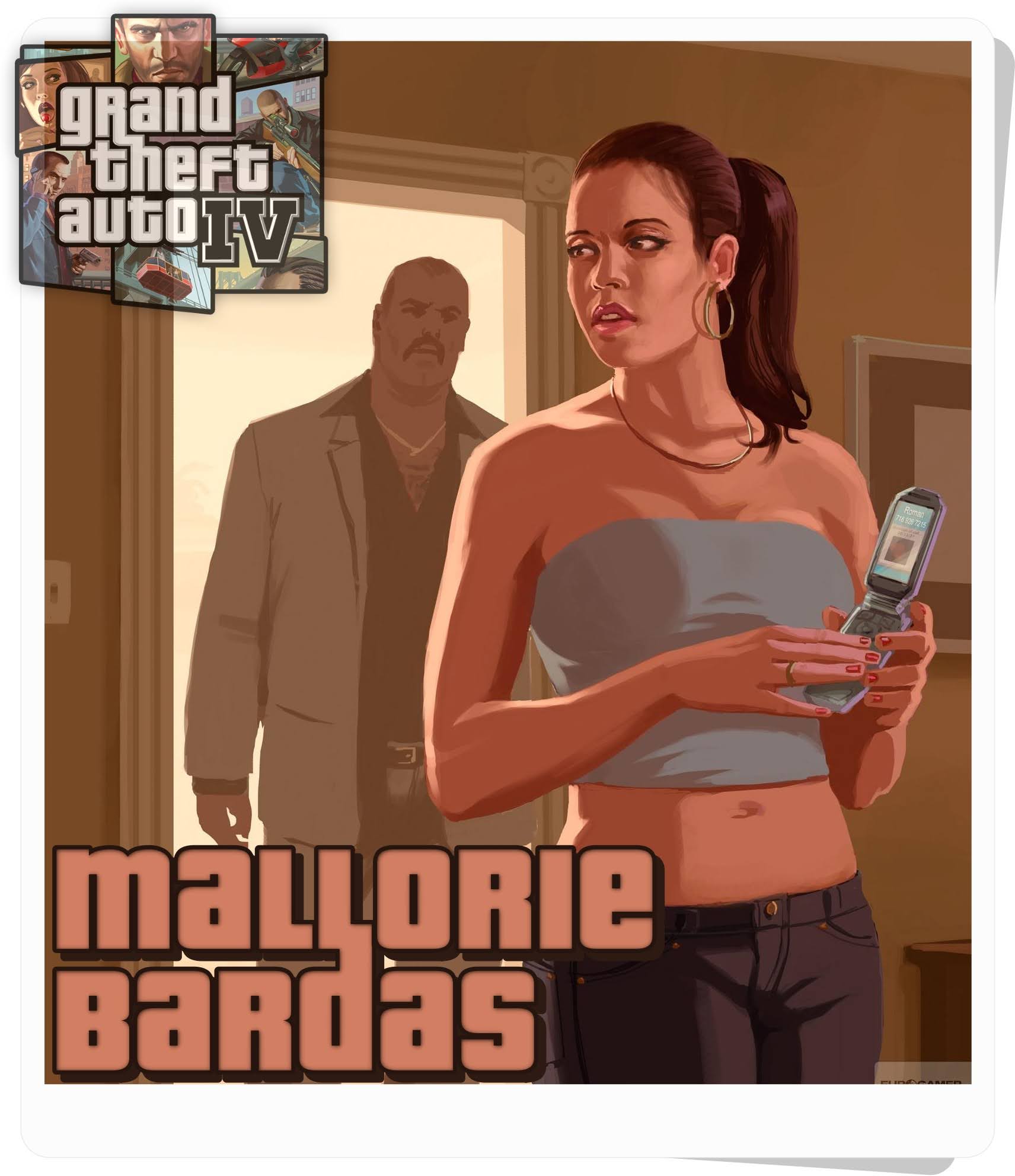 Biodata Mallorie Bardas dan Cerita Background-nya di GTA IV