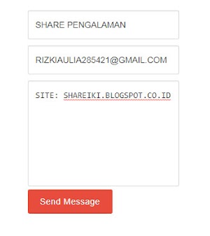 Cara Membuat Contact Form DI Laman Statis Dari Wigdet Blog