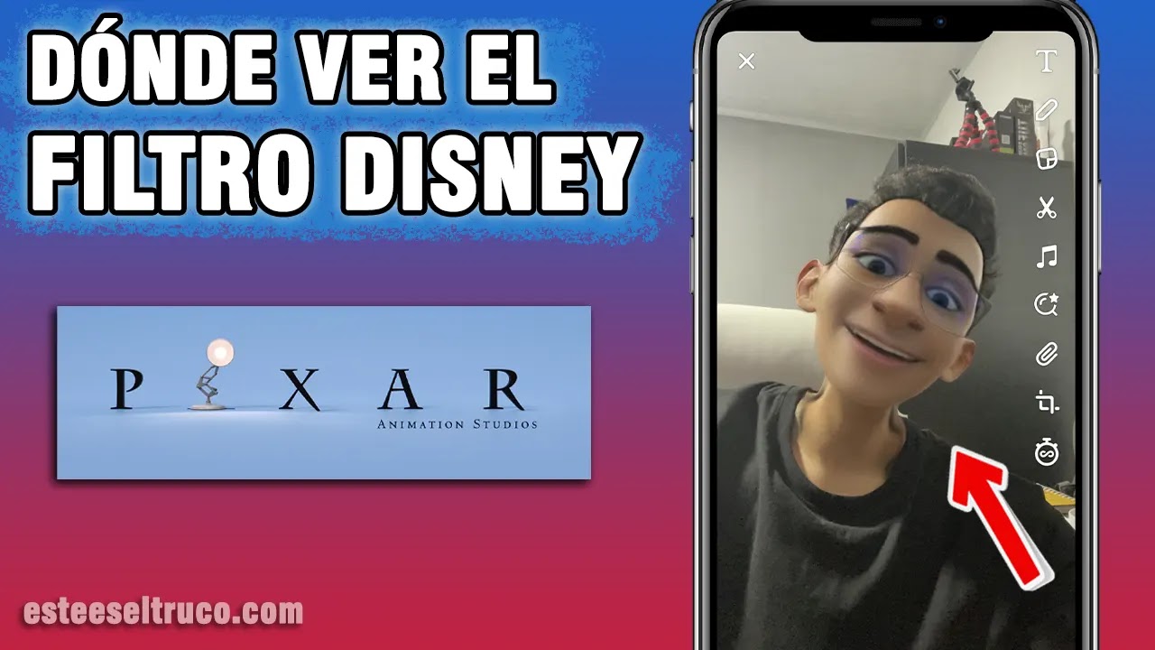 cómo encontrar filtro de disney en tu teléfono