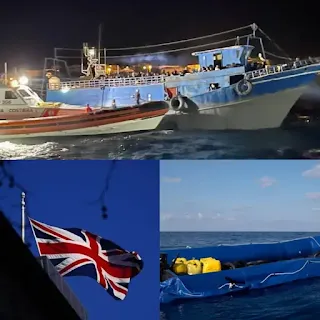 Security sources: A large group of migrants arrives on the Italian island of Lampedusa