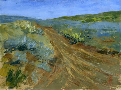 art painting acrylic landscape Utah desert