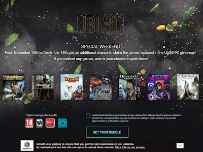 Ubisoft แจกเกมฟรีฉลอง 30 ปี ถึง 18 ธันวาคมนี้เท่านั้น