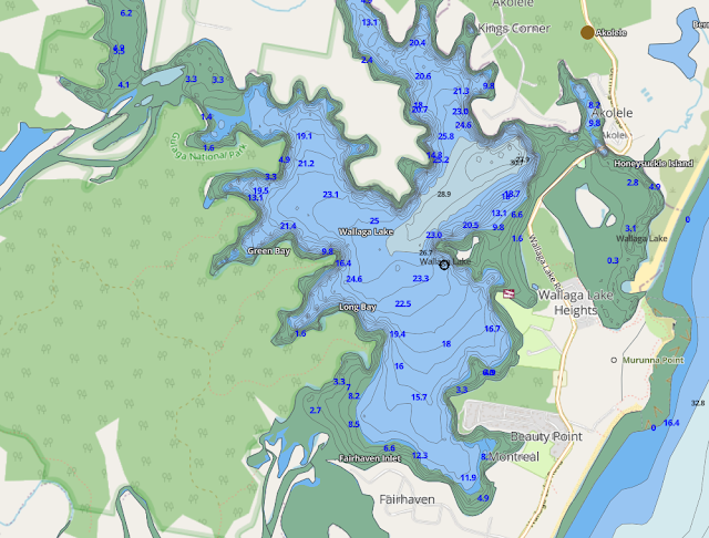 Australia Inland Lakes Fishing Maps