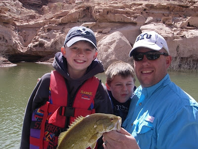 Jon and Travis Lee at Lake Powell