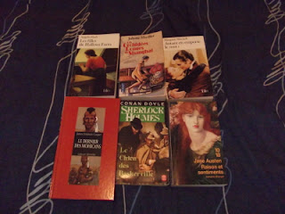 Angela Huth, Juliette Morillot, Margaret Mitchell, James F. Cooper, Conan Doyle, Jane Austen