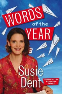 The front cover of Susie Dent's book, Words of the Year