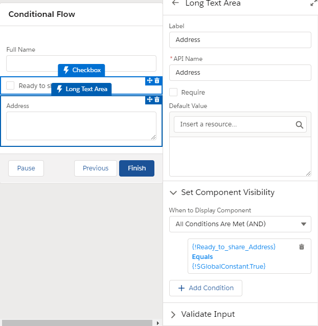 Infallible Techie Hide And Show Components In Flow Screen Based On Conditions In Salesforce