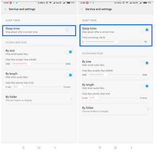 Cara Otomatis Berhenti Musik Di Android: Music Sleep Timer