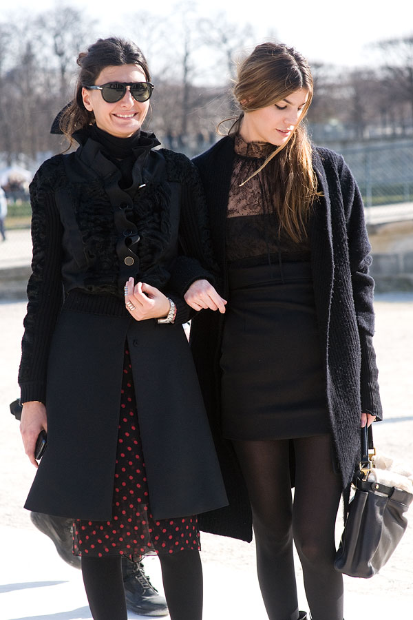 Paris Fashion Week AW 2011... Giovanna and Bianca