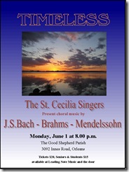 Timeless - St. Cecelia's Singers