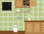 GenieFunGames - GFG Dazzling Kitchen Door Escape 4