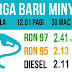 Harga Petrol dan Diesel Secara Mingguan Mulai 30 Mac 2017