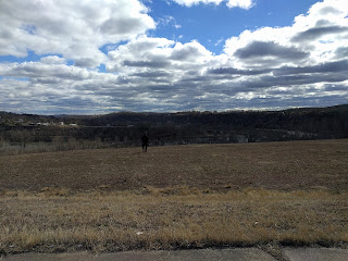 blustery day by the White River