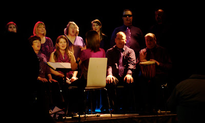 Open Arts Community Choir singing at Out To Lunch arts festival 2010