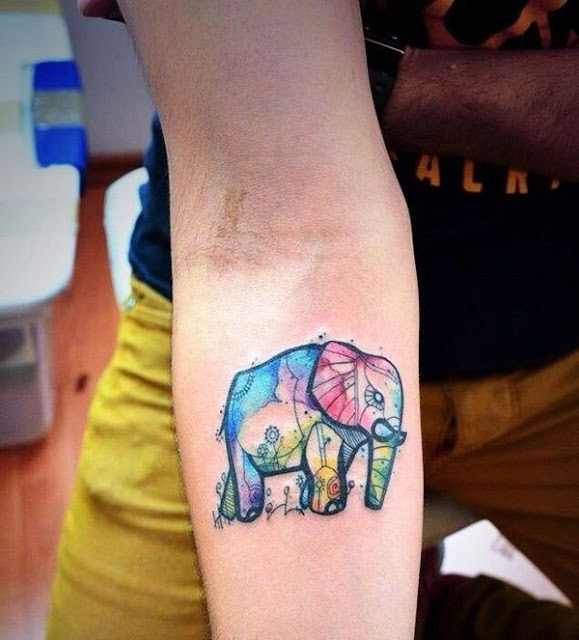 tatuagens de elefante para as meninas