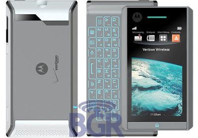 Motorola Verizon on Motorola 2009 Verizon Phone  Leaked Photos