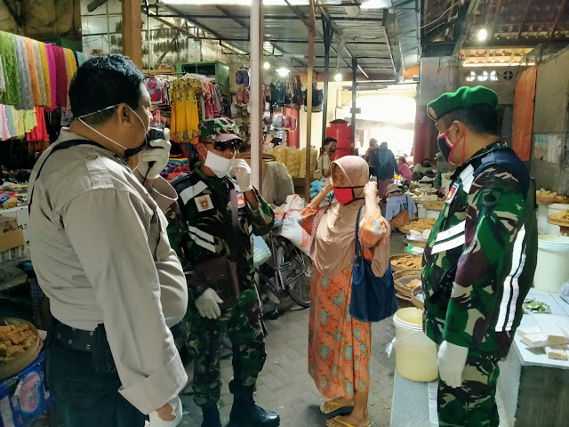 Muspika Cawas Razia Masker dan Adakan Edukasi Cegah Covid 19