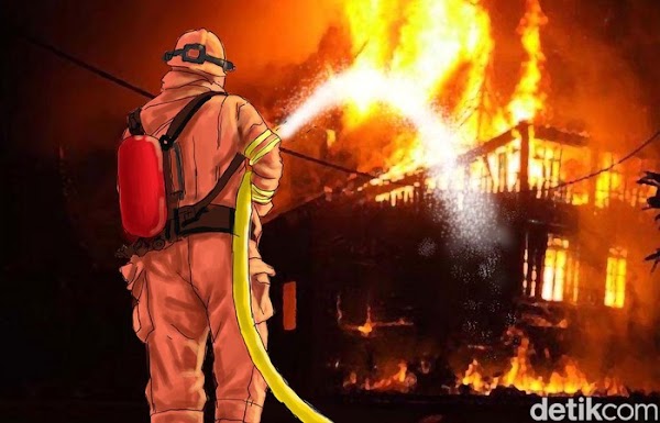 5 Fakta Memilukan Tempat Kos Terbakar di Tambora