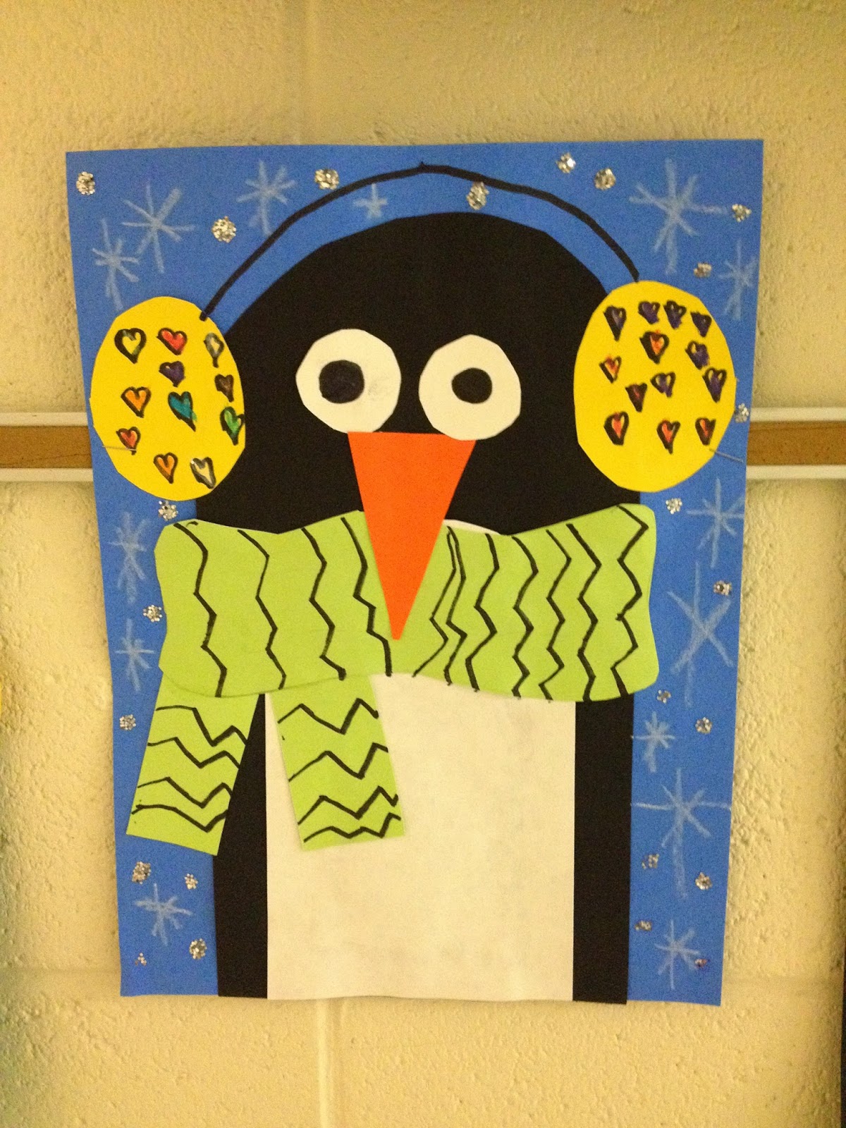 whats happening in the art room 1st grade penguins