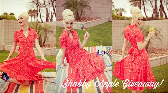 the flower shop heart of me dress giveaway from shabby apple