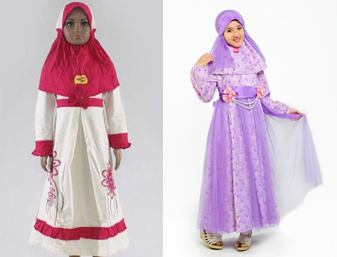 desain baju gamis anak perempuan