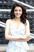 Kajal Aggarwal sizzles in Black Deep Neck Dress ~  Exclusive 004.jpg