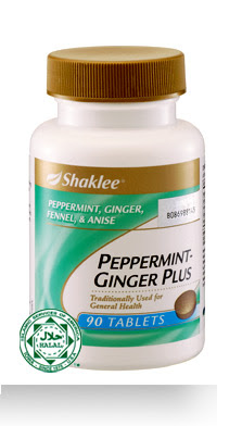 Badan banyak angin, peppermint ginger