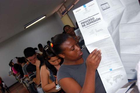 Exámenes de admisión Universidad Nacional de Colombia 2012-1