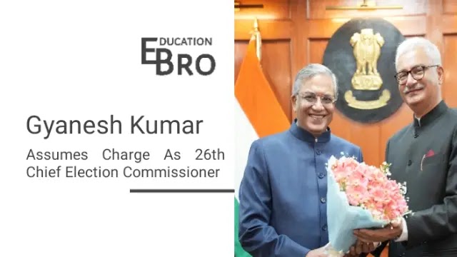 Gyanesh Kumar Assumes Charge As 26th Chief Election Commissioner