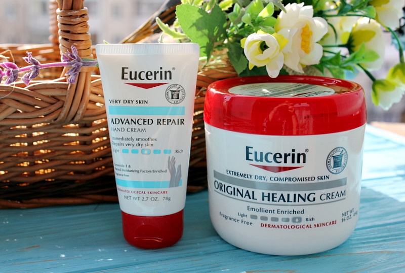 Eucerin: Крем для рук для продвинутого восстановления Advanced Repair Hand Cream и заживляющий крем для очень сухой кожи Original Healing Cream / обзор, отзывы
