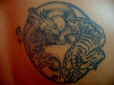 horned dragon tattoo aztec tattoo design