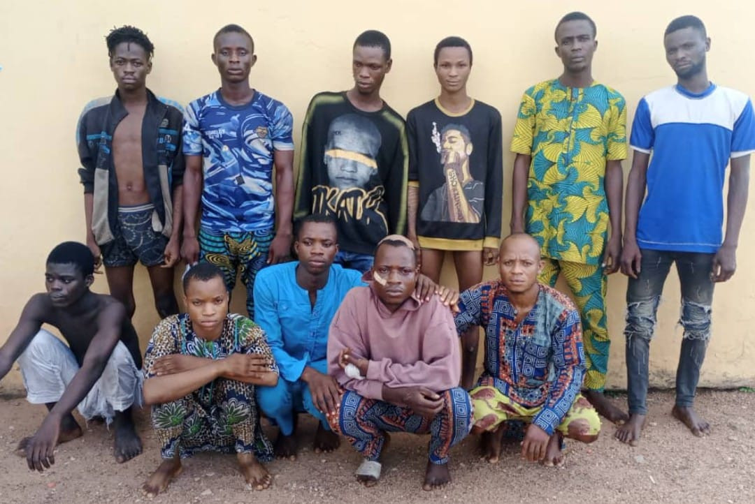 In Ogun, 11 accused cultists have been detained for the murder of three members of a rival.