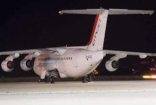 Avro RJ85 of CityJet at Basel-Mulhouse