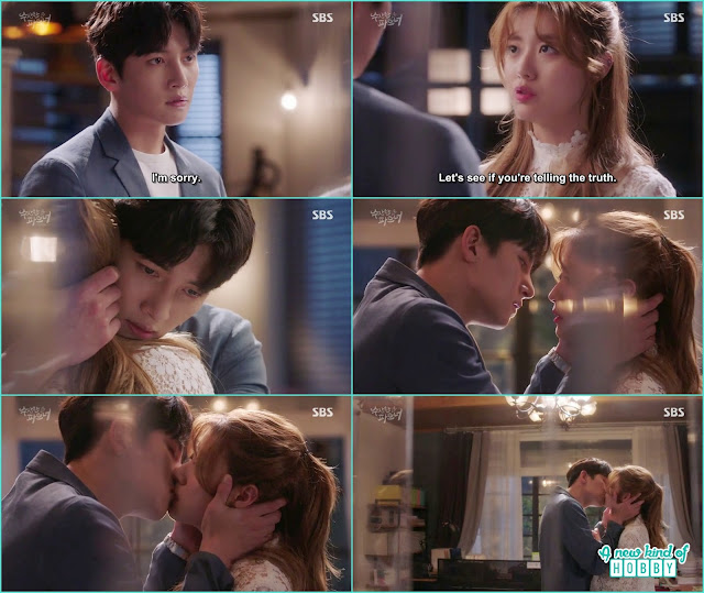 ji wook kiss Bong hee after saying sorry - Suspicious Partner: Episode 15 & 16 korean drama