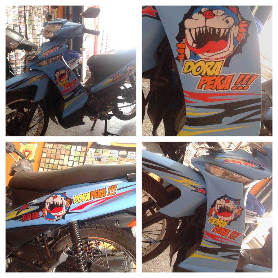 CUTTING STICKER MOTOR MODIS STICKER Solo