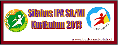 Download Silabus IPA SD Kurikulum 2013 Revisi Tahun 2016