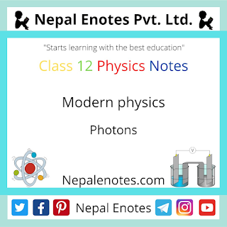 Class 12 Physics Photons Notes