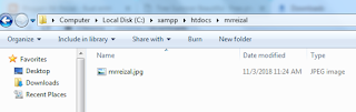 Localdisk C  => XAMPP => htdocs => nama file anda  Cara menampilkan gambar diXAMPP menggunakan PHP