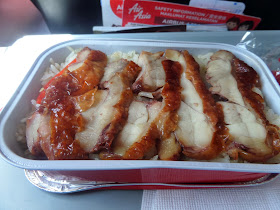 nasi ayam, nasi ayam air asia, nasi ayam uncle chin