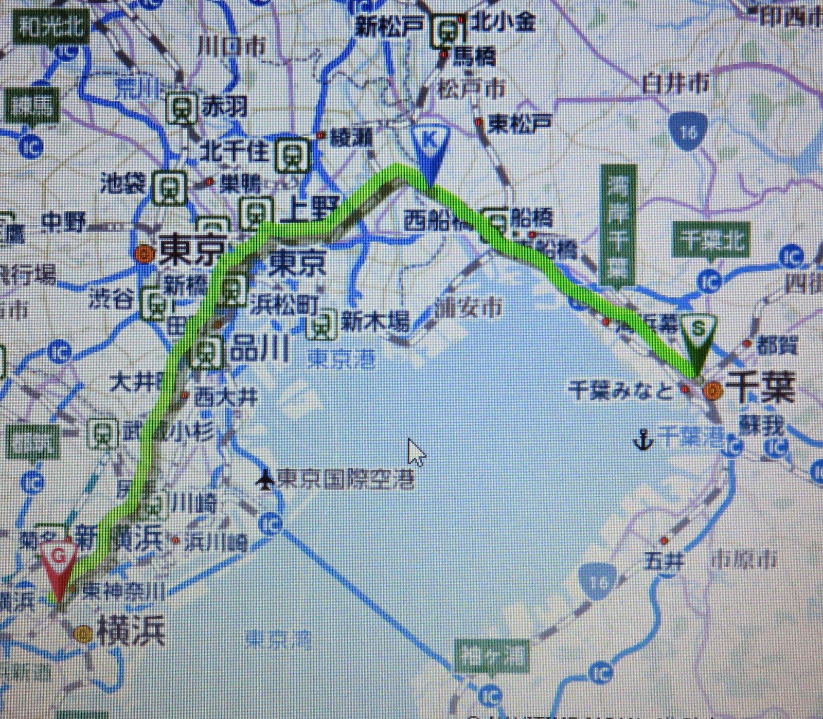 マチョ松の 輪道 りんどう をゆく 千葉から東京経由 横浜まで