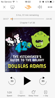 The Hitchhiker's Guide to the Galaxy by Douglas Adams - Reading, Writing, Booking