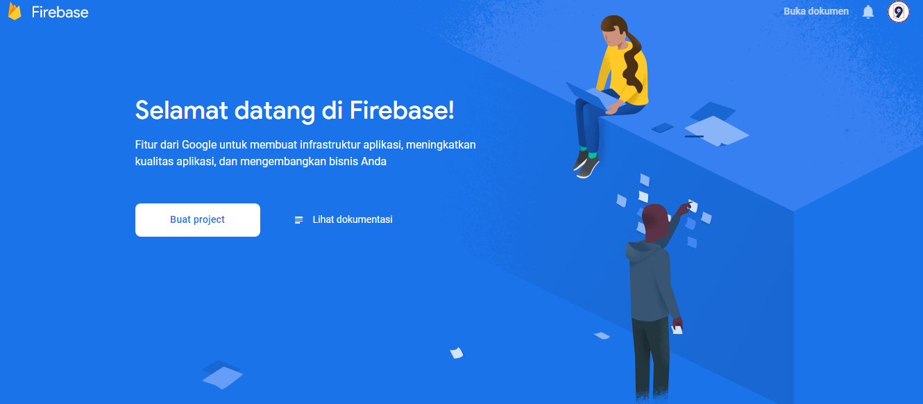 Lisensi Blogger dengan Firebase